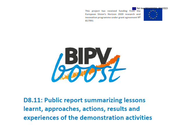 Lessons learnt, approaches, actions, results and experiences of the demonstration activities