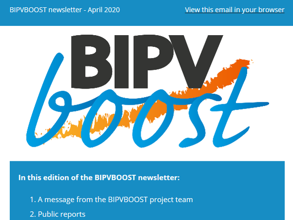 Newsletter: April 2020