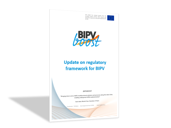 Update on regulatory framework for BIPV