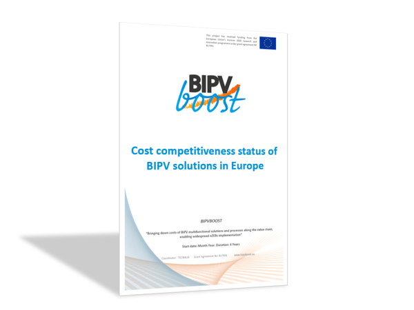 Competitiveness status of BIPV solutions in Europe