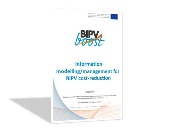 Information modelling/management for BIPV cost-reduction
